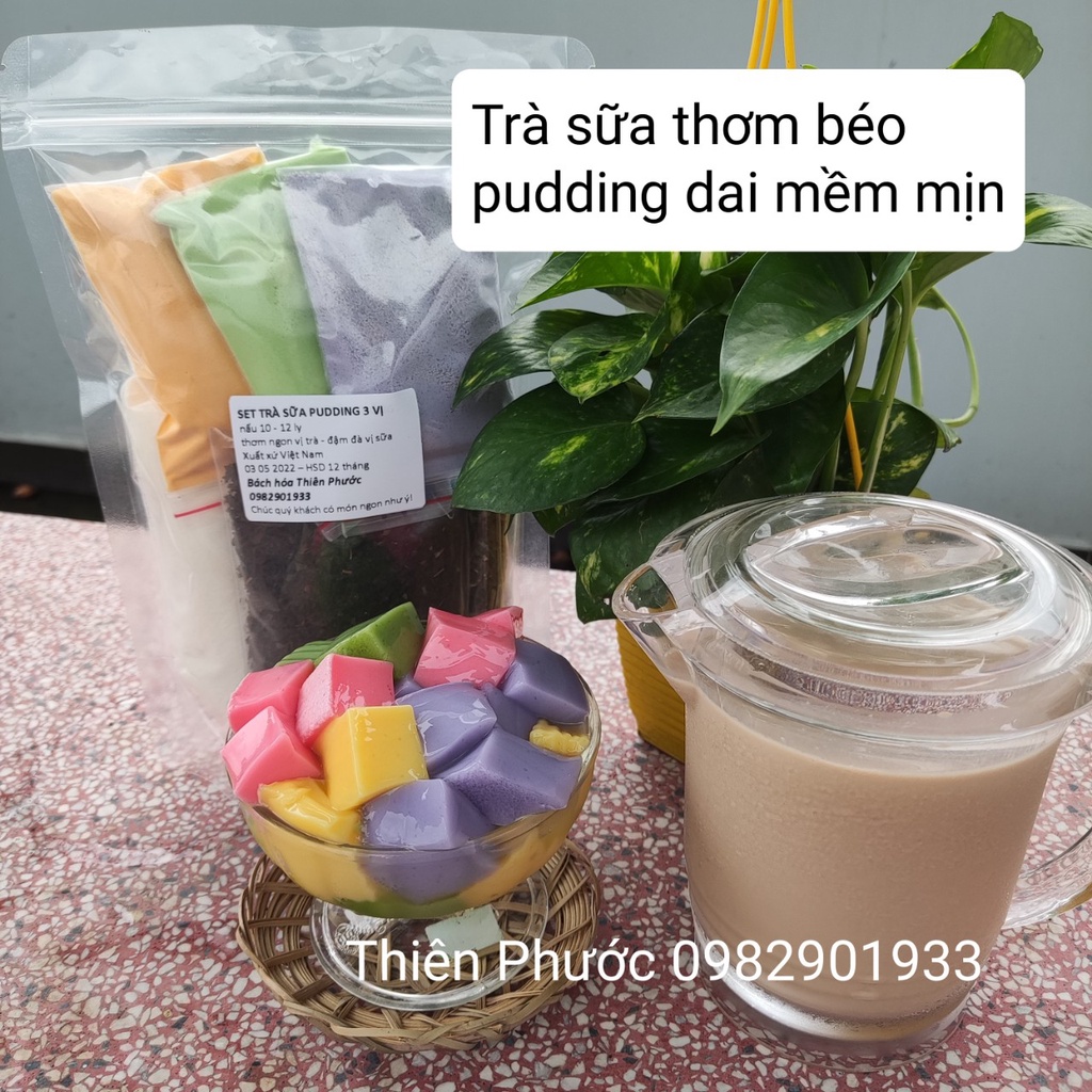 bột Pudding Dou Xian gói 1kg - hàng chất lượng, sánh mịn, dai dai (mau 3kg giảm 15K)