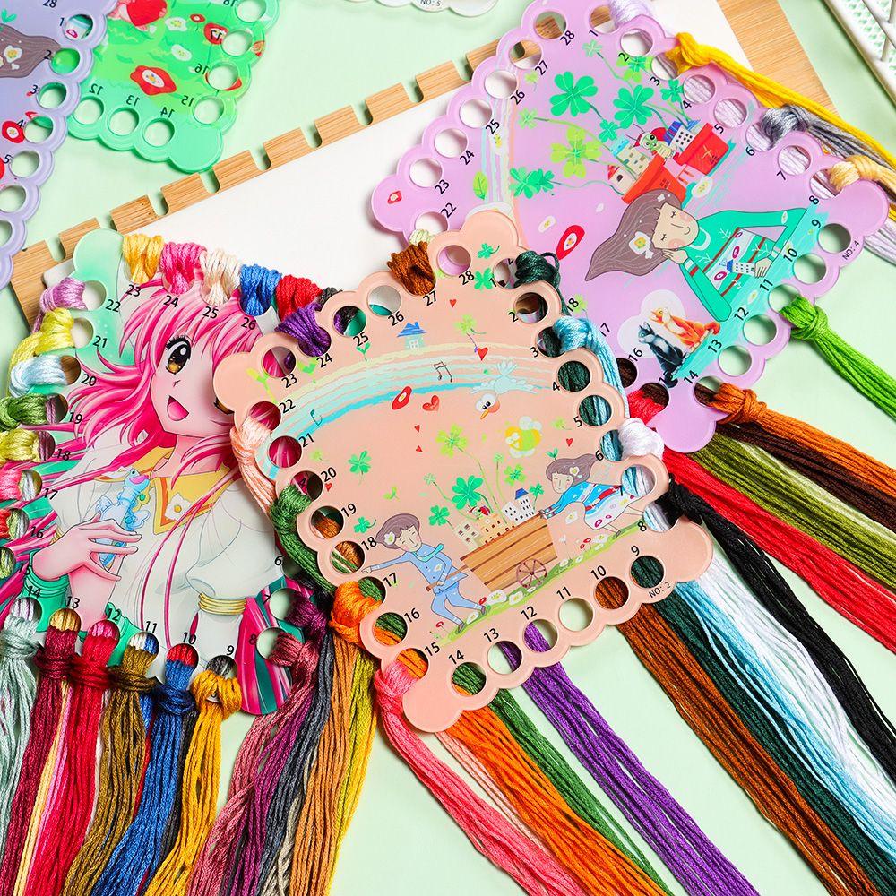 EUCA Dụng Cụ Quấn Chỉ Thêu Tranh Chữ Thập Thủ Công