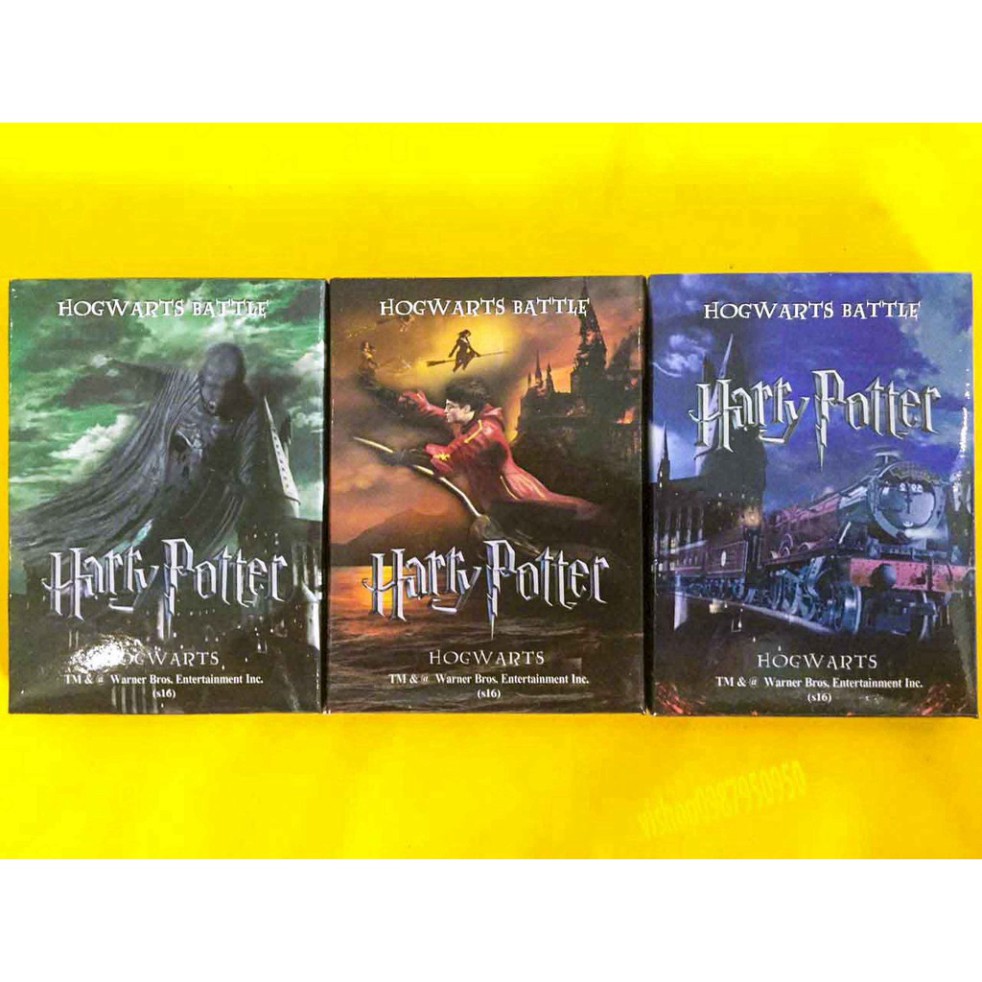 (17 lá) THẺ BÀI HARRY POTTER harri potter.Thẻ bài ma sói yugi tarot one piece luffy zoro sakura mèo nổ ma sói clow poke