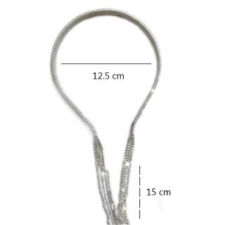 Băng Đô Cài Tóc Đính Đá Lấp Lánh Phong Cách Hàn Quốc