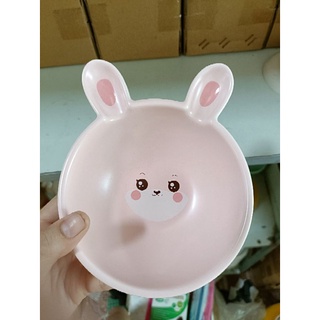 Bát sứ ăn dặm cho bé cao cấp ( thỏ hồng)