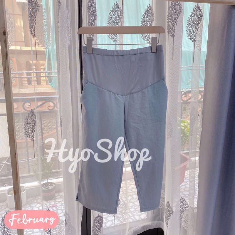 Quần Bầu lửng đũi mặc hè mềm mát - có chun chỉnh bụng tiện lợi QB604-tkutrang