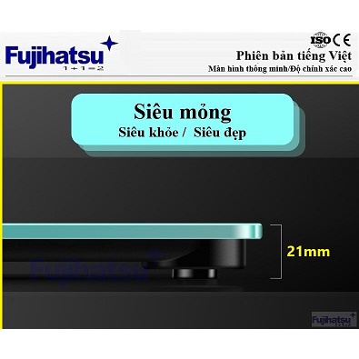Cân sức khỏe điện tử Fujihatsu FHS-01 . Đo được 8 chỉ số cơ thể qua APP. Chứng nhận ISO 9001:2015