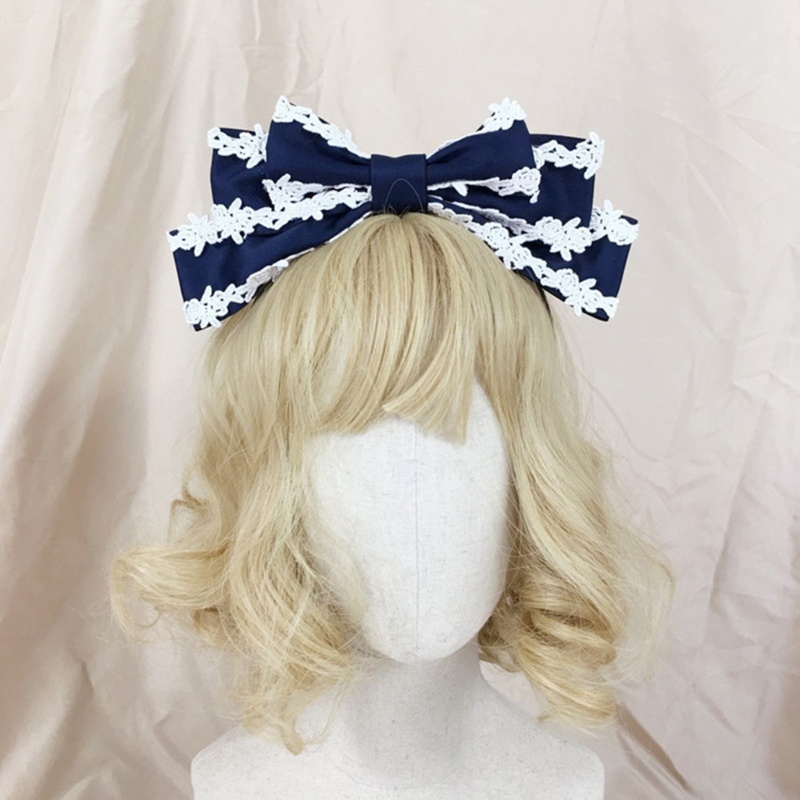 Flgo Băng Đô Nơ Ren Ruy Băng Lớn Tuyệt Đẹp Hóa Trang Nhân Vật Anime Lolita