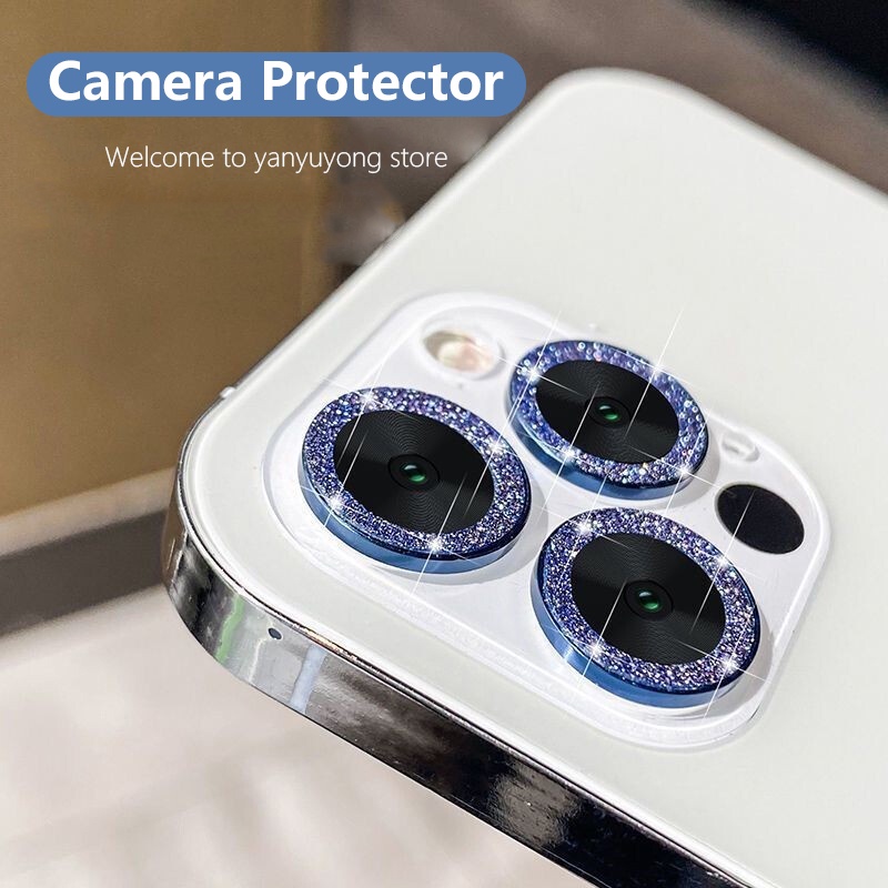 Miếng dán viền bảo vệ camera sau điện thoại thích hợp cho iPhone 13 11 12 Pro Max 13 Mini