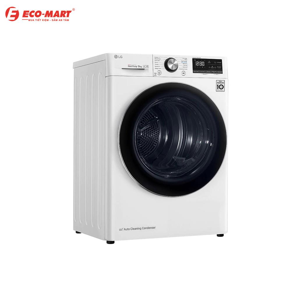 Máy sấy bơm nhiệt LG 9 Kg DVHP09W