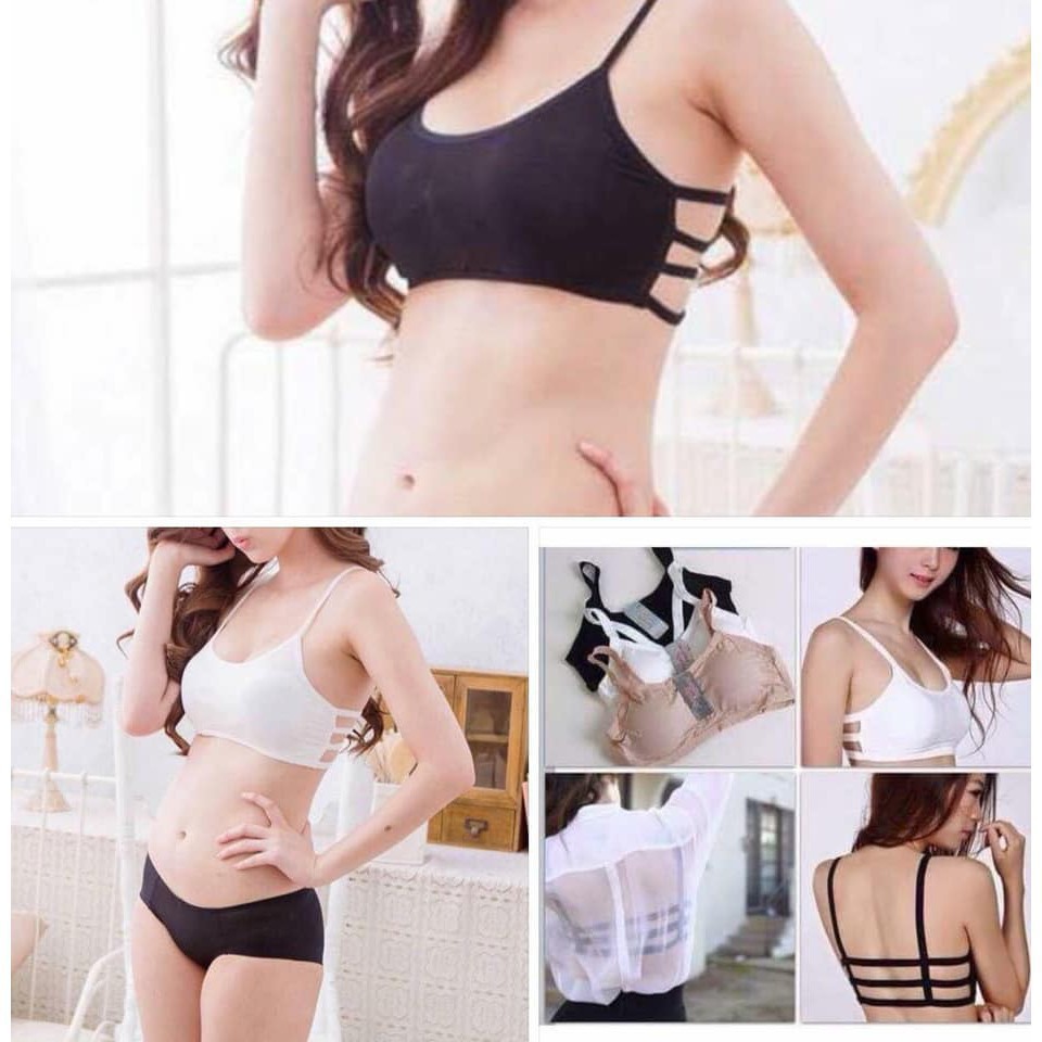 Áo lá học sinh 3 dây ngang siêu hot