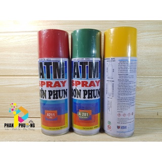SƠN PHUN / SƠN XỊT ATM SPRAY ĐỦ MÀU 400ml