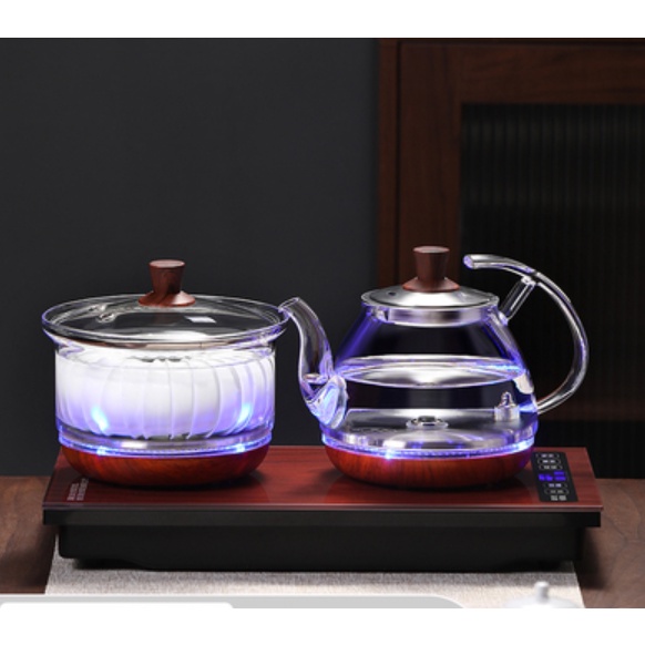 Bộ Đun Nước Điện Tự Động Pha Trà Thủy Tinh Cao Cấp