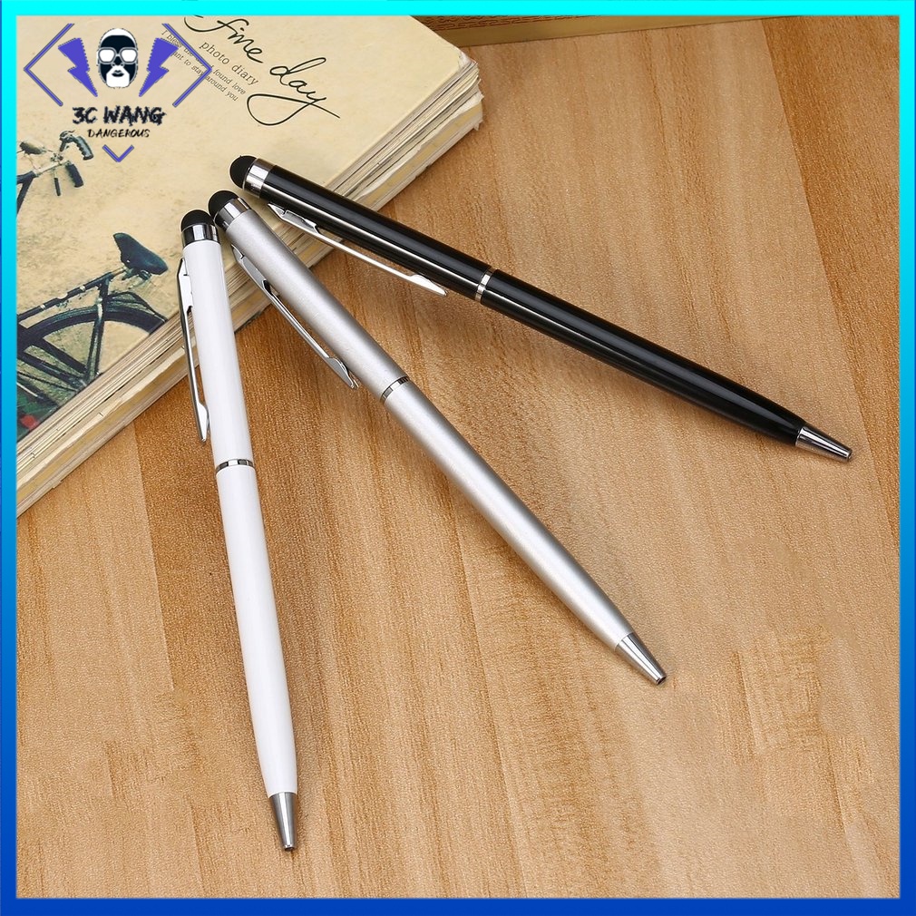 【Wang】 Bút cảm ứng 2 trong 1 chuyên dụng cho điện thoại máy tính bảng Iphone Ipad Tablet