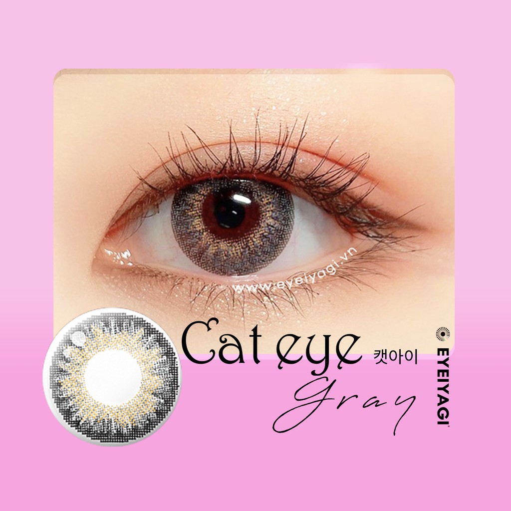 BST lens xám thương hiệu·Eyeiyagi có độ từ 0-8 độ , lens cận kính áp tròng Y KHOA THỜI TRANG CAO CẤP chính hãng HÀN QUỐC