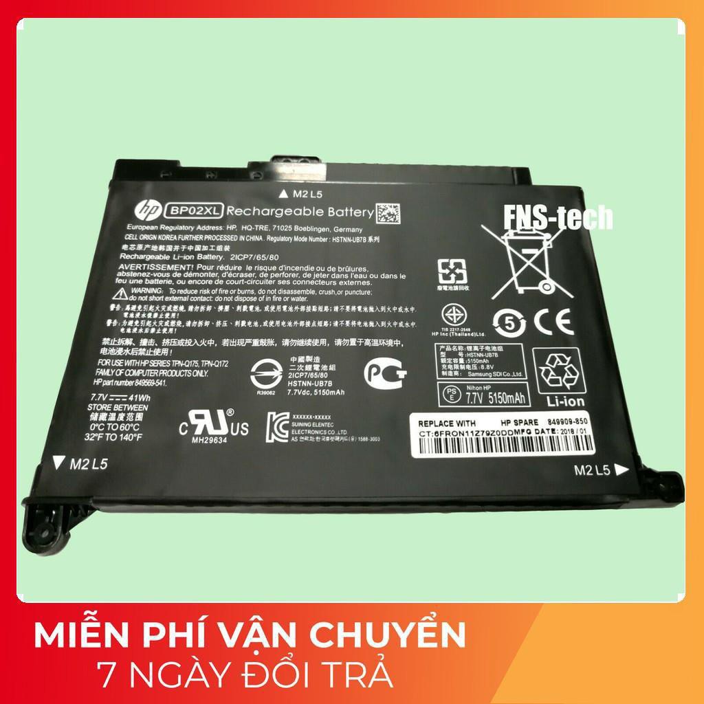 ⚡[Pin chính hãng] PIN HP Pavilion 15 15-AU 15-AW BP02XL HSTNN-LB7H