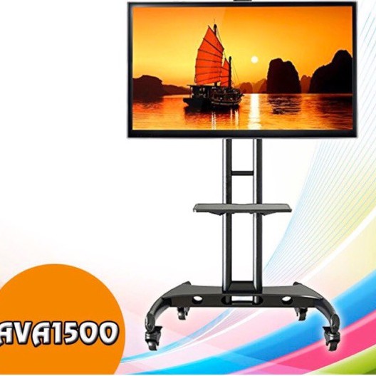 [Sỉ lẻ một giá] Giá treo đỡ tivi di động AVA1500 1P (32 - 65 inch) - Có giá đỡ Camera Video Conference