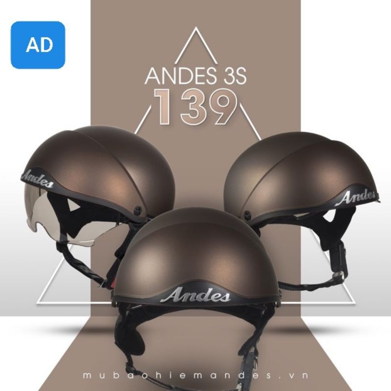 ANDES 3S  139 KÍNH ÂM MÀU ĐỎ ĐÔ NHÁM GIÁ SỈ .