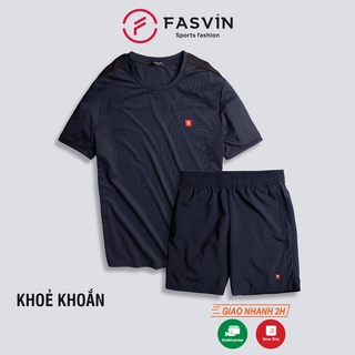 Bộ thể thao nam Fasvin AT20701.HN mềm mại phong cách thể thao khoẻ khoắn