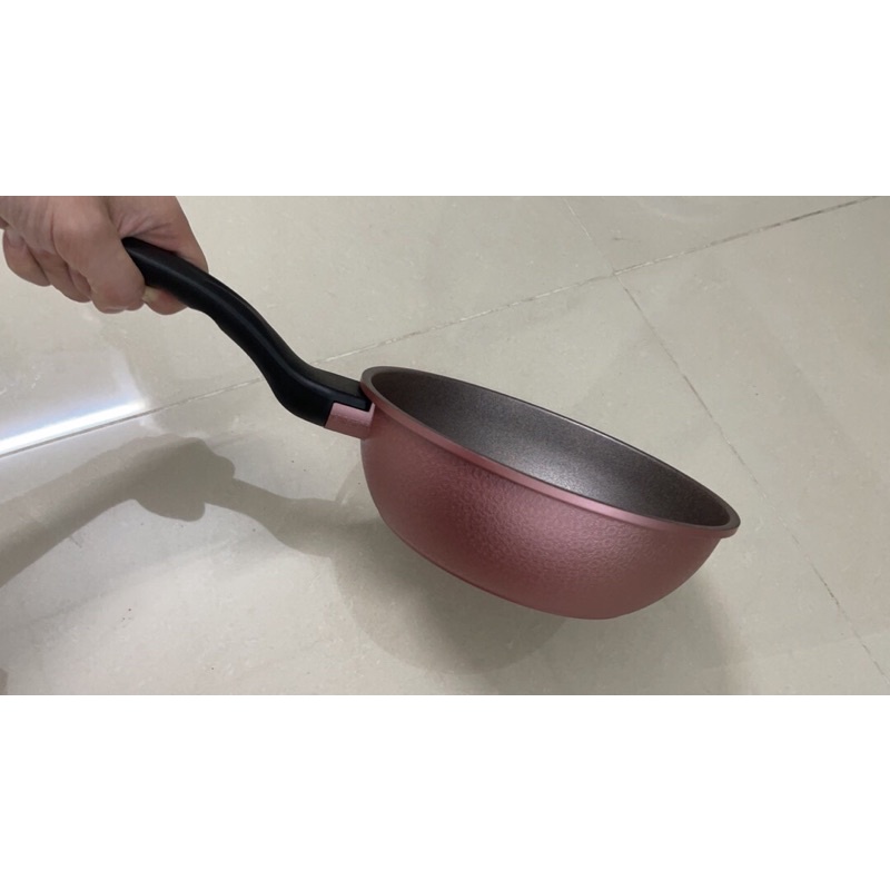 Chảo đúc vân đá Green Cook sâu lòng chống dính có đáy từ 20cm - 26cm - 30cm