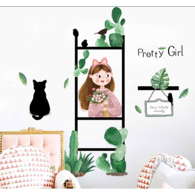 Decal trang trí tường - 4 khung tranh ( nhiều mẫu ) khách ibox chọn mẫu