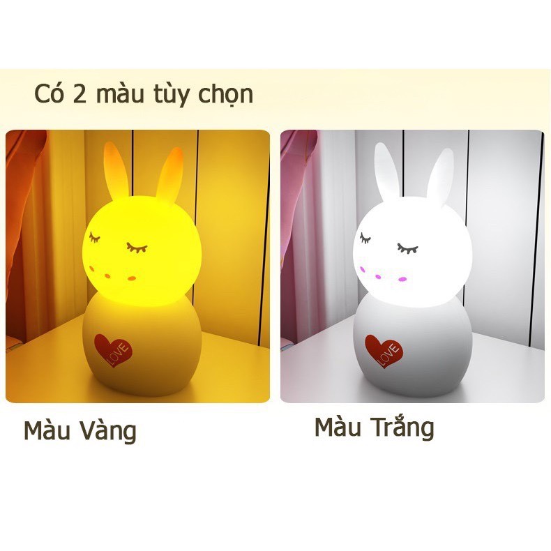 Đèn ngủ để bàn sạc điện độc đáo Bunny