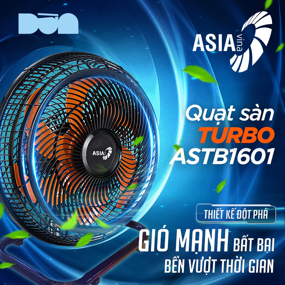 Quạt sàn Asia TURBO 6 cánh (Nowship/Grabship) - bán công nghiệp - ASSTB1601-DV0