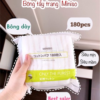 [064213 - SẴN] Bông Tẩy Trang 180 Miếng Miniso