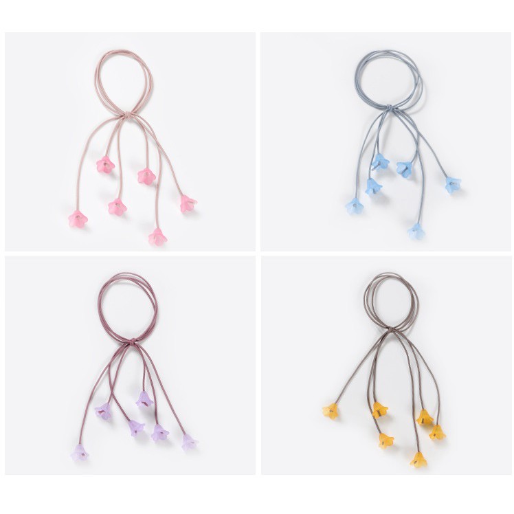 Cột tóc hoa tulip rơi