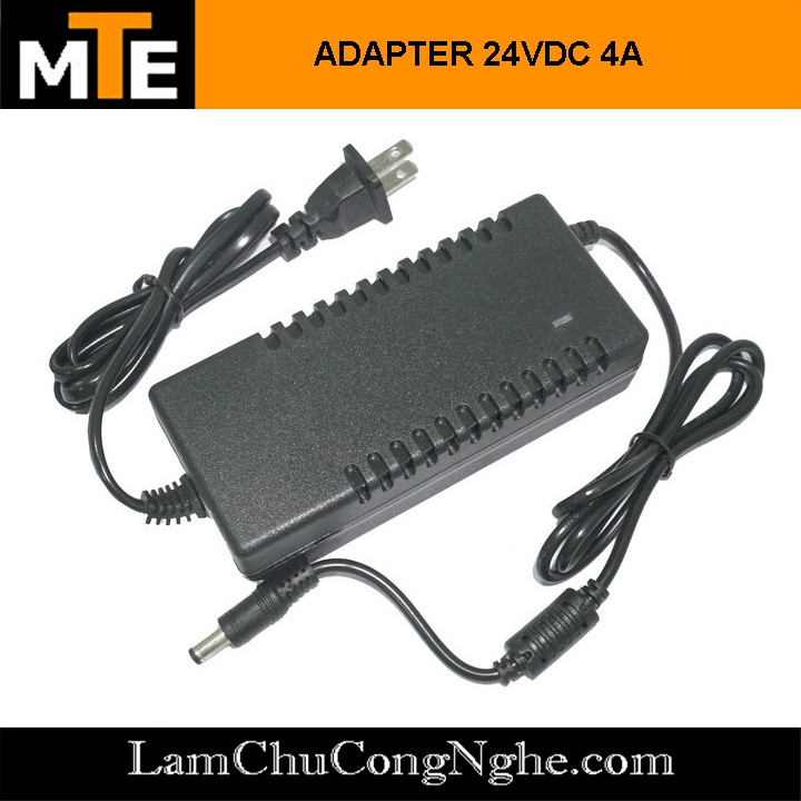 Nguồn adapter 24V 4A jack DC 5.5 * 2.1 mm