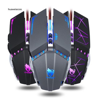 Chuột Gaming Cực Bền T-WOLF V7 LED GAME USB- Có Đèn LED