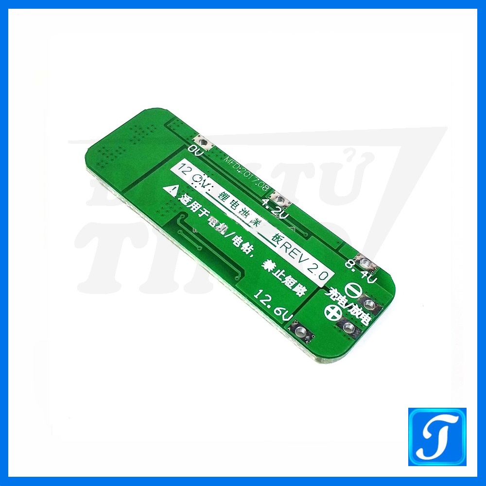 Mạch Sạc Pin 3s 20A Bảo Vệ Cân Bằng Pin Li-Ion 11.1v 12V