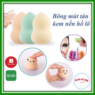 [Mã SKAMLTSM9 giảm 10% đơn 99K] Bông mút hồ lô tán kem nền trang điểm nhỏ gọn mềm mịn tiện lợi -Buôn rẻ 01010