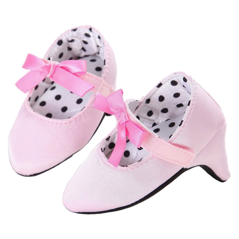 1 Đôi Giày Cao Gót Đế Mềm Dùng Làm Đạo Cụ Chụp Ảnh Kỷ Niệm Cho Bé Gái Sơ Sinh