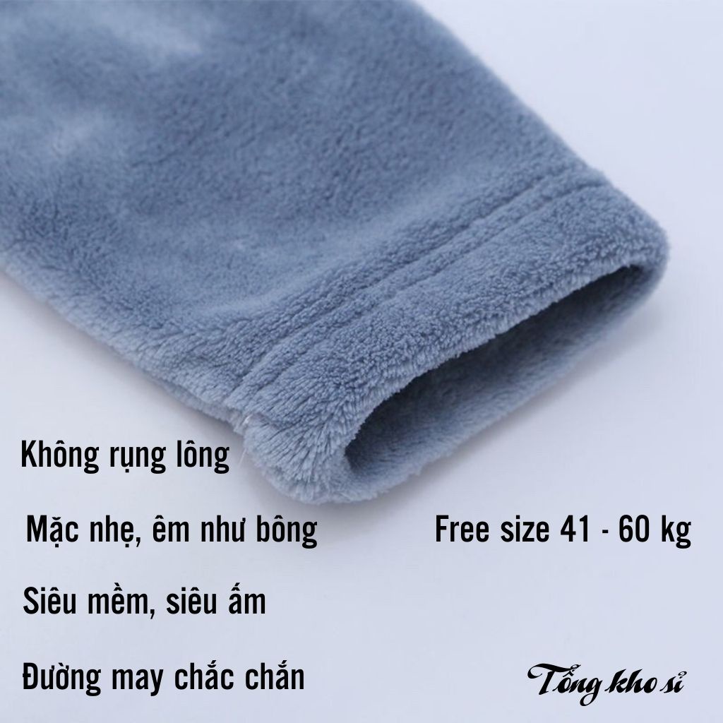 Đồ bộ nữ mặc nhà siêu ấm phong cách Hàn Quốc(hàng loại 1) | BigBuy360 - bigbuy360.vn