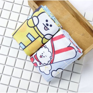 (THKpop) Set 2 khăn tắm BT21 siêu đáng yêu