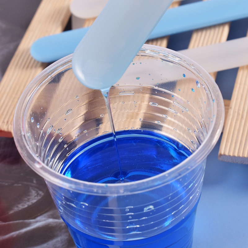 Que khuấy trộn resin epoxy bằng silicone tiện dụng