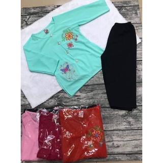 Bộ bà ba thun bé gái 9-20kg