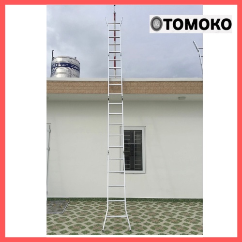 THANG NHÔM GẤP TOKOMO Chính Hãng Nhật Bản 4 ĐOẠN 4 BẬC-  Chiều dài 1.3M đến 4.7 M - Bảo Hành 3 Năm📞