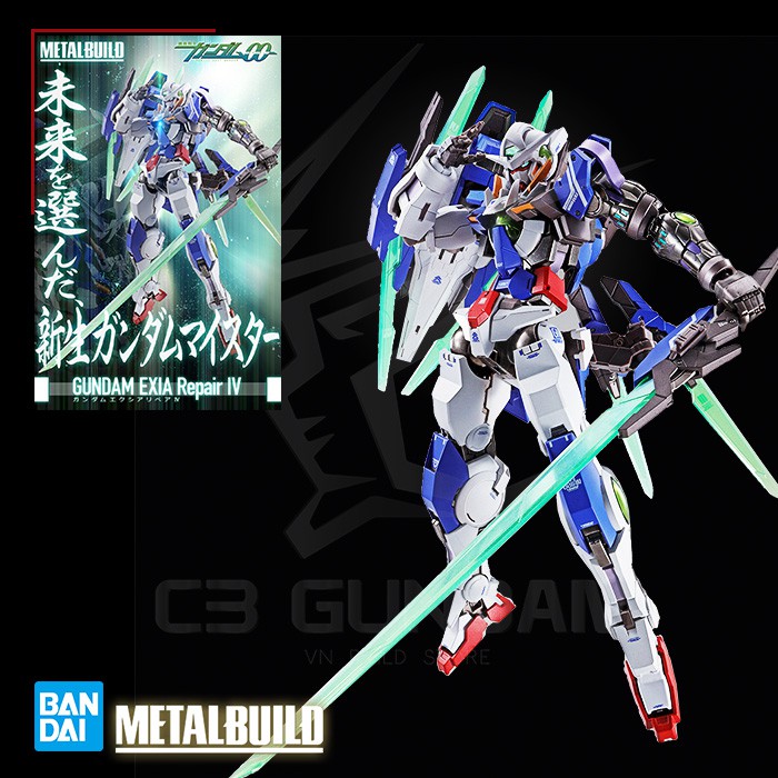 MÔ HÌNH GUNDAM BANDAI METALBUILD BANDAI GUNDAM 00 EXIA REPAIR IV METAL BUILD GUNDAM 00