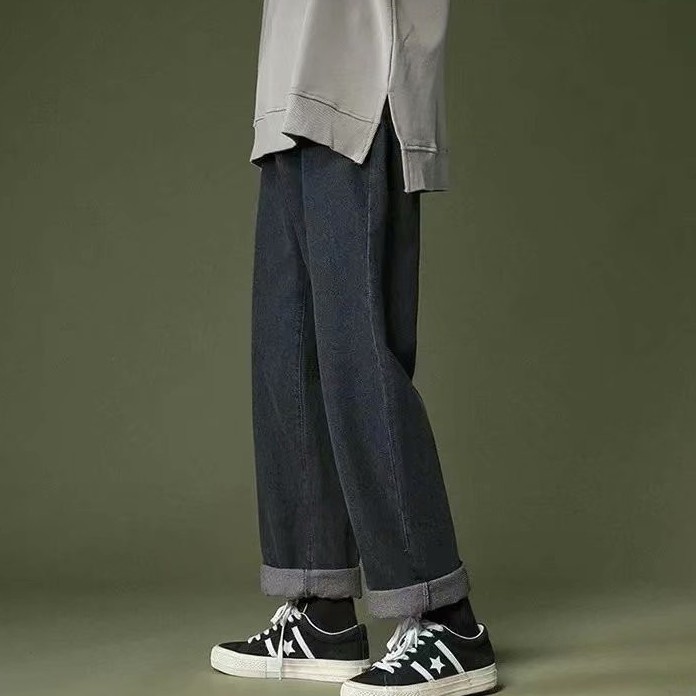 Quần Jeans Baggy Dáng Rộng Thời Trang Cho Nam