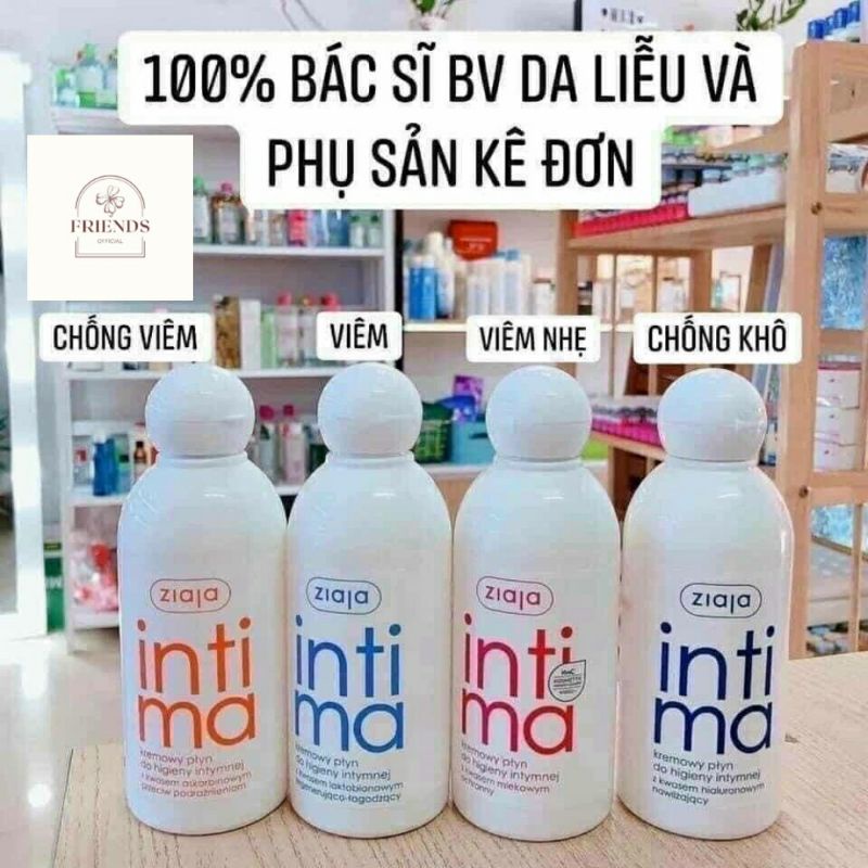 [Hàng Auth] Dung dịch vệ sinh phụ nữ Intima Ziaja