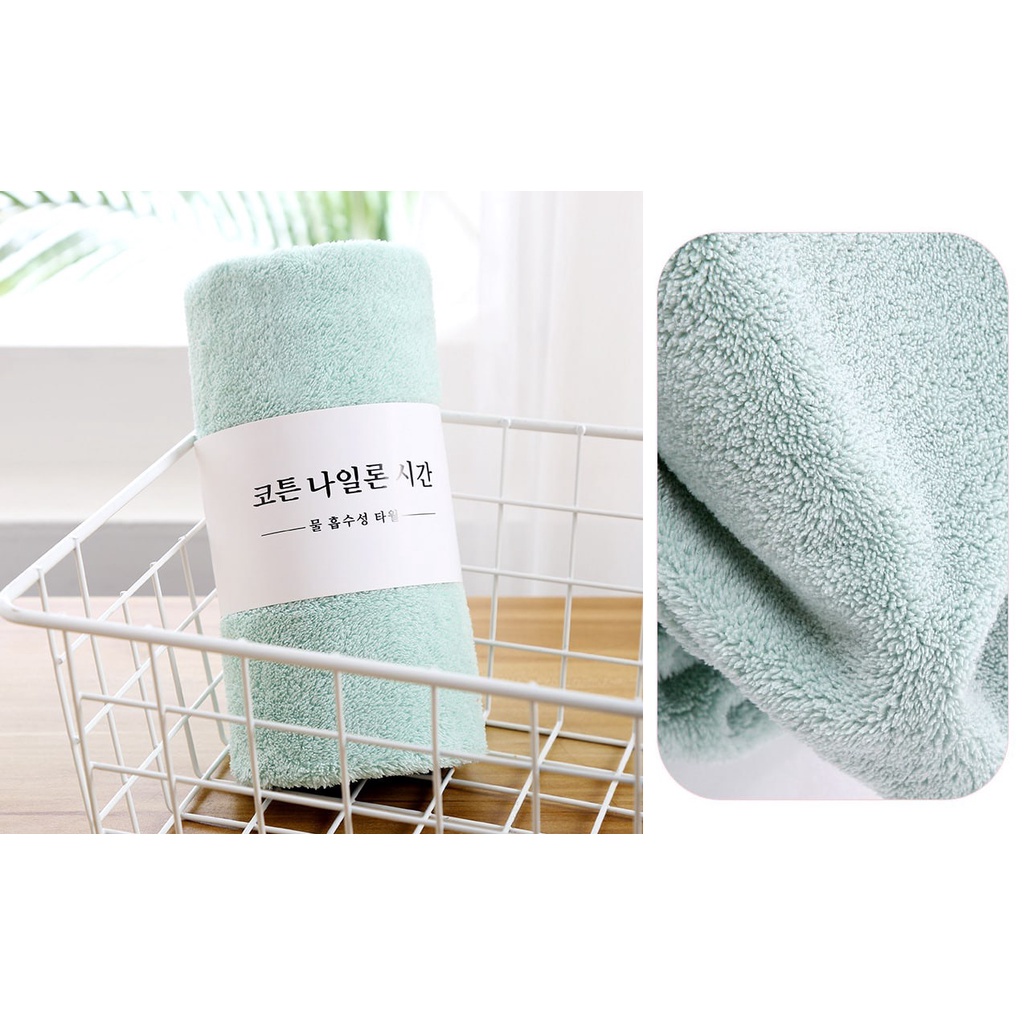 Khăn tắm lông cừu xuất Hàn kích thước 70 x 140 cm