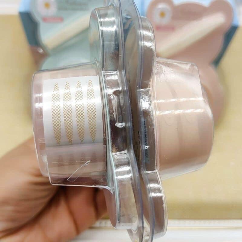Cuộn Dán Kích Mí 600 Miếng Tạo Mắt 2 Mí Tàng Hình Không Lộ Keo Có Hộp Đựng