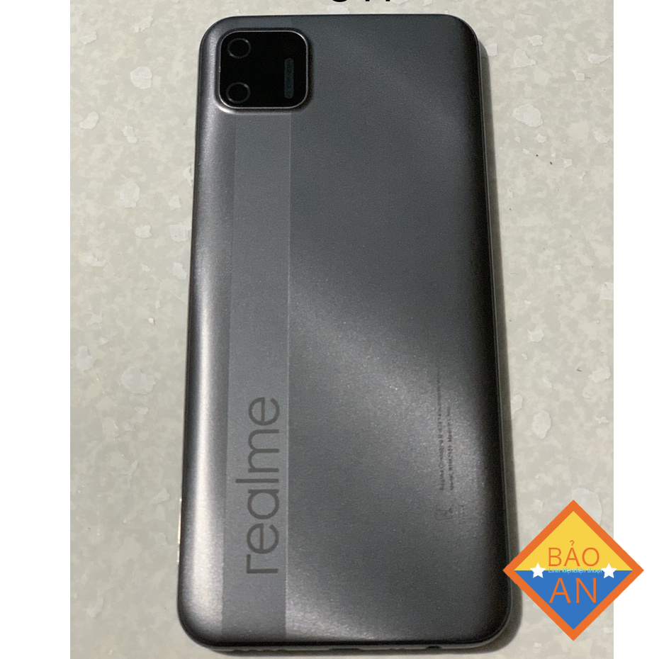 bộ vỏ realme c11 (gồm,sườn,lưng,phím,kính cam)