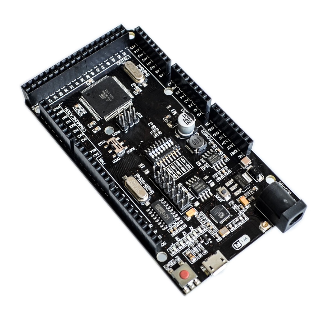 Bộ Nhớ Mega + Wifi R3 Atmega2560 + Esp8266 (32Mb), Usb-Ttl Ch340G. Tương Thích Mega, Nodemcu, Wemos Esp8266P8266