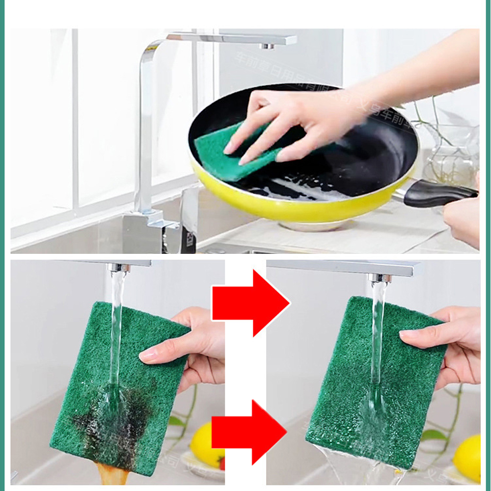 Tấm bằng sợi siêu nhỏ chống gỉ sét để chùi rửa cho nồi niêu chén dĩa tiện dụng