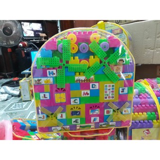 Đồ chơi trẻ em túi lắp ráp 150 khối vuông cơ bản