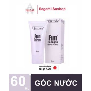 Gel bôi trơn okamoto fun collagen tăng cường độ ẩm lọ 60ml