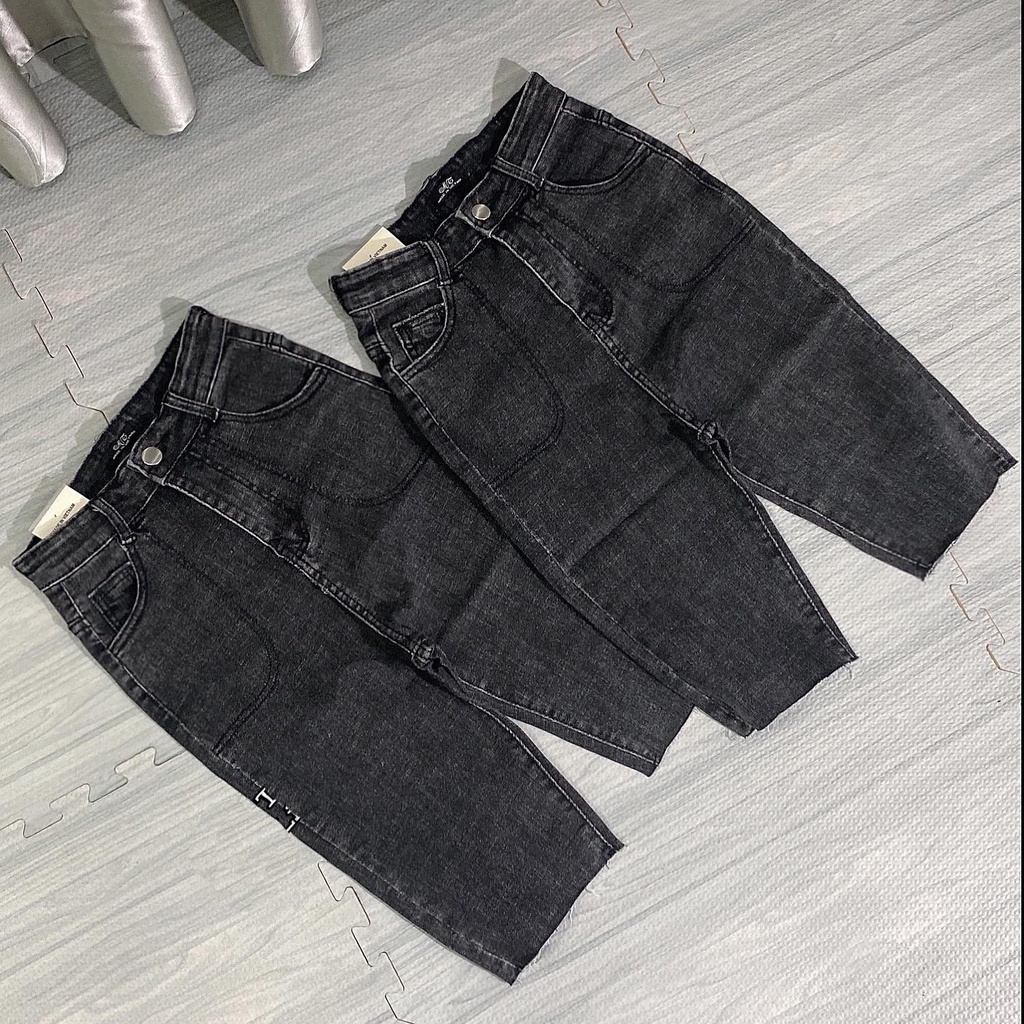 [ ĐẲNG CẤP VIDEO ] QUẦN JEANS NGỐ SKINNY GIÃN LỬNG NỮ LƯNG CAO 2 TÚI BO TRÒN TRƯỚC MÀU XÁM ĐẬM LAI TUA TUYỆT VỜI HOT HIT