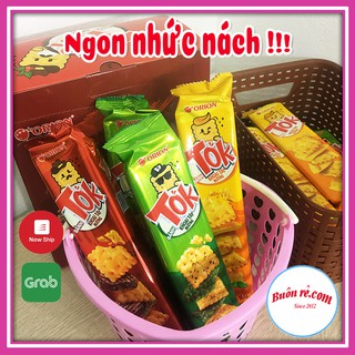 Bánh khoai tây nướng Tok ORION (1 gói)  vị phô mai, vị bò nướng, vị tảo biển – bim bim snack ăn vặt ngon nhức nách 01198