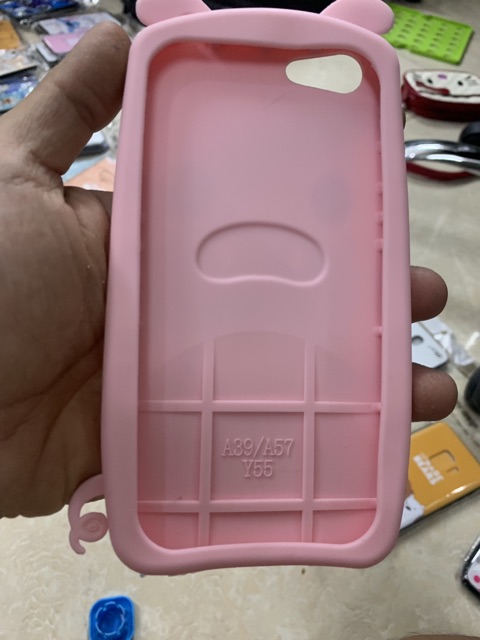 Ốp lưng Vivo Y55, Y81/Y83  dẻo hình heo 3D kute