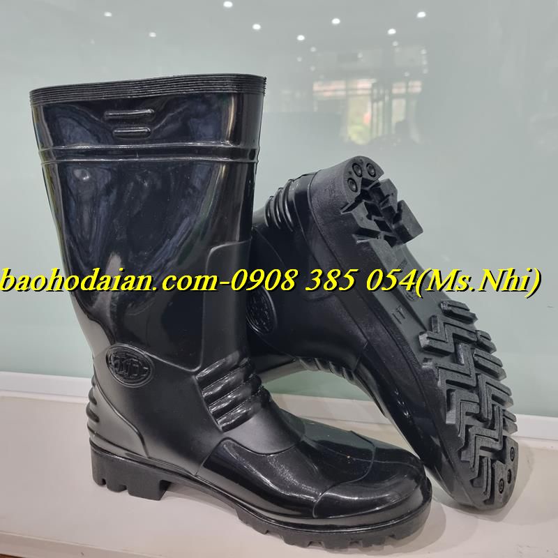 Ủng Nhựa Bảo Hộ/ Ủng Công Trình Thuỳ Dương Đen 819 (Nam) - Đầy Đủ Size- Kèm Hình Thật