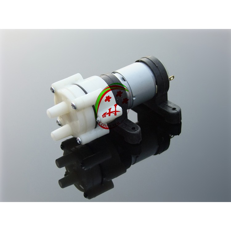 Máy bơm nước mini R385 - Máy bơm nước hồ thủy sinh nuôi cá 5V 12V